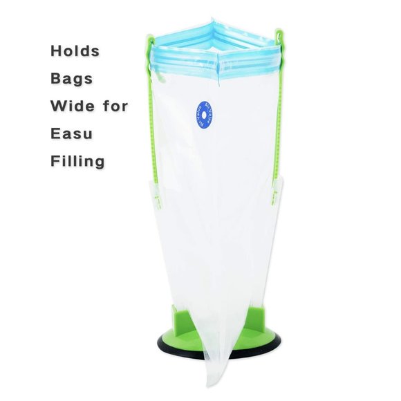 Baggy Rack Holder For Food Prep Bag/plastic Freezer Bag/Ziploc Bag Holder 6 Pack - Picture 2 of 7